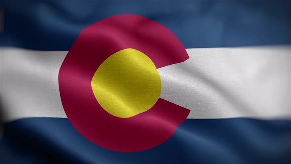 Colorado State Flag Front