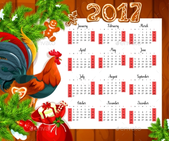 Christmas Calendar on Wooden Background - Christmas Seasons/Holidays