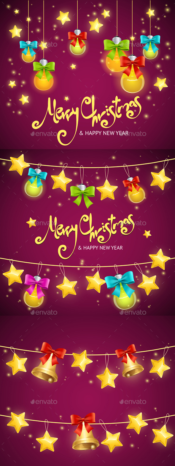 Merry Christmas Background. Vector - Christmas Seasons/Holidays