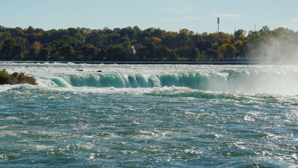 The Powerful Energy of Nature - Niagara Falls. The View From the American Side. In the Picture, One alt