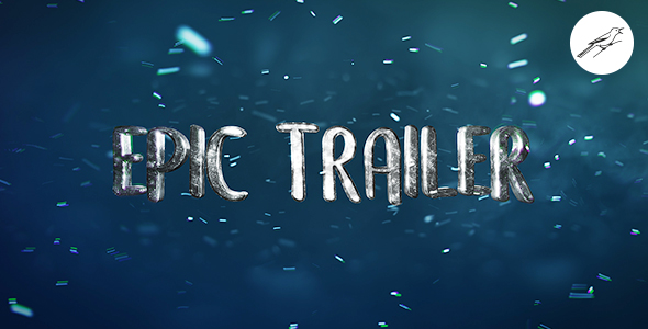 Epic Trailer Titles 6 Video Displays template preview