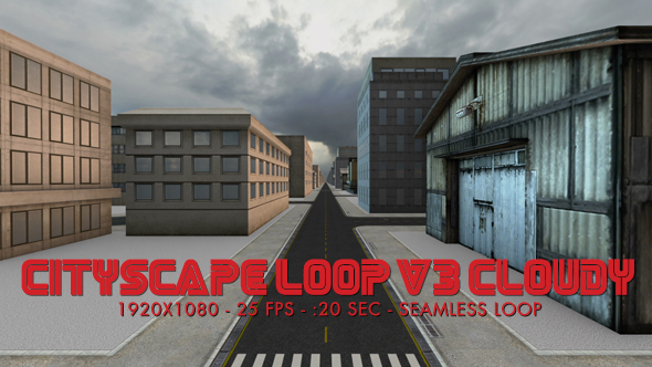 Cityscape Loop (Layout V3) Cloudy 