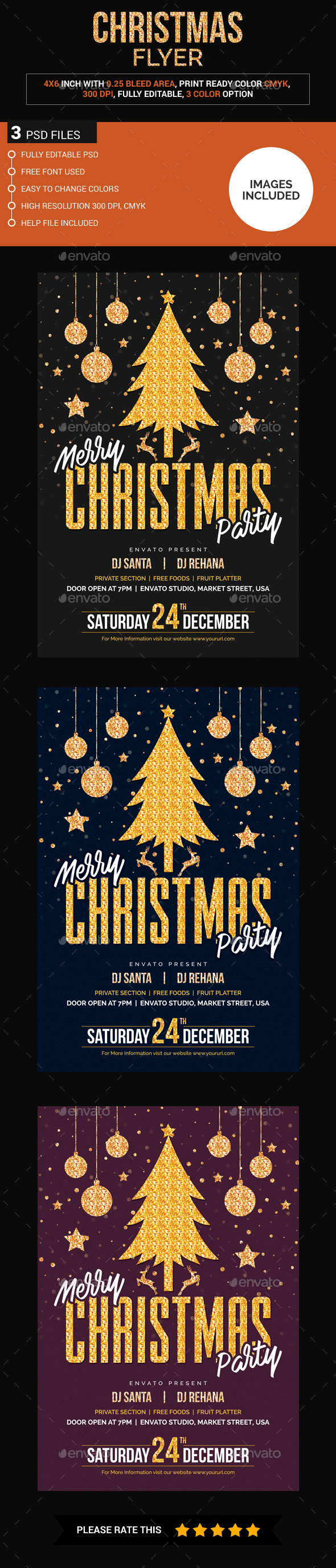 Christmas Flyer - Clubs & Parties Events