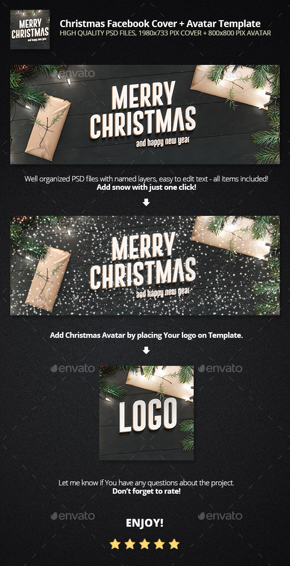 Merry Christmas - Facebook Cover - Facebook Timeline Covers Social Media