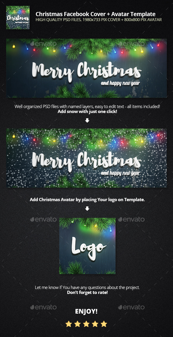 Merry Christmas - Facebook Cover - Facebook Timeline Covers Social Media