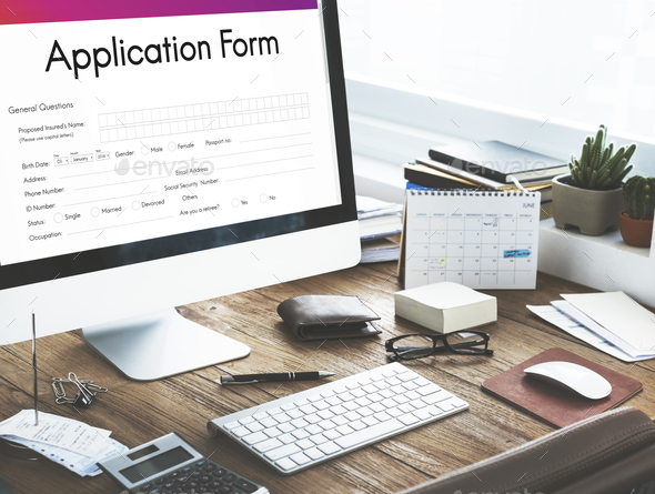 Application Form Employment Document Concept - Stock Photo - Images