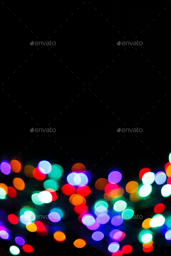 Color light blurred bokeh background, unfocused. - Stock Photo - Images
