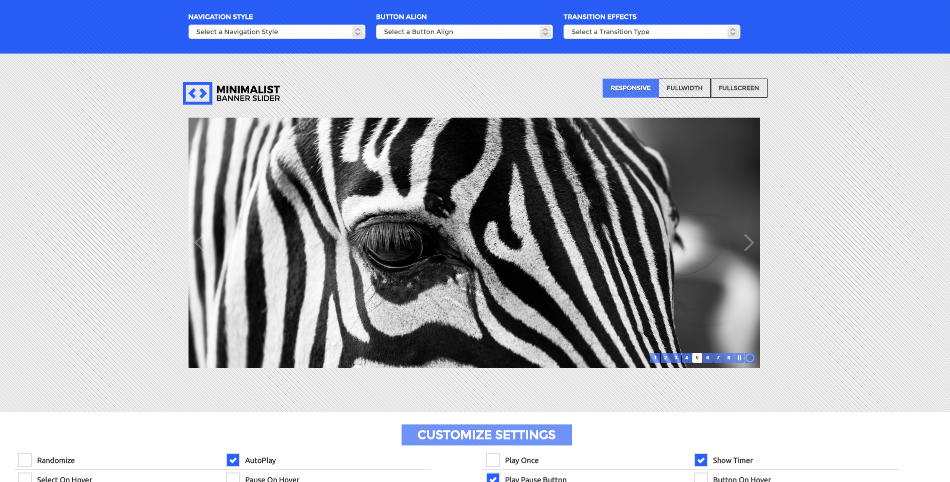 Slider MinimalistResponsive Banner Jquery Slider Plugin by Toghrool