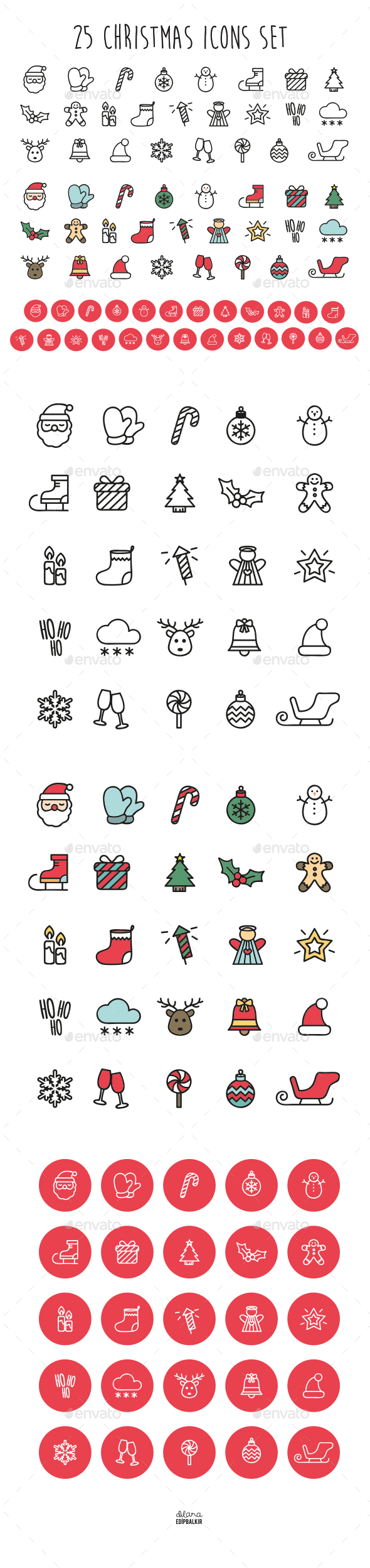 Christmas Icons - Seasonal Icons