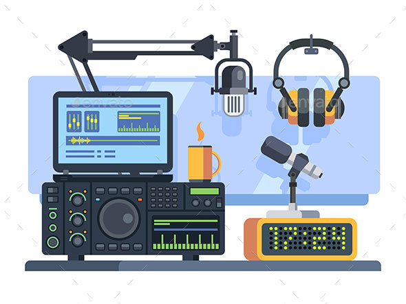Radio Station Studio - Media Technology