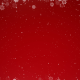 Christmas Card Frame with Snowflakes on Red Background - VideoHive Item for Sale