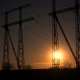 Sunset and Power Lines - VideoHive Item for Sale