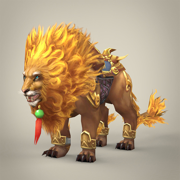 Fantasy Warrior Lion - 3Docean 19033803