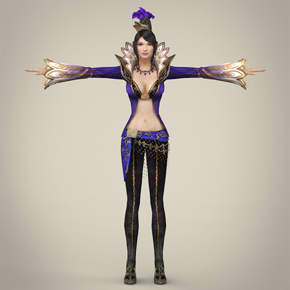 Fantasy Female Queen Punita - 3DOcean Item for Sale