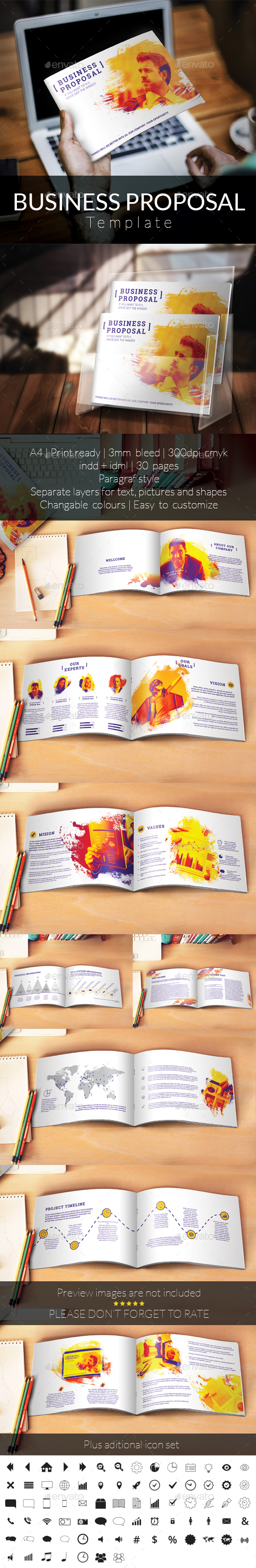 Business Proposal Template No2 - Proposals & Invoices Stationery