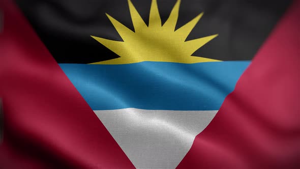 Antigua And Barbuda Flag Front