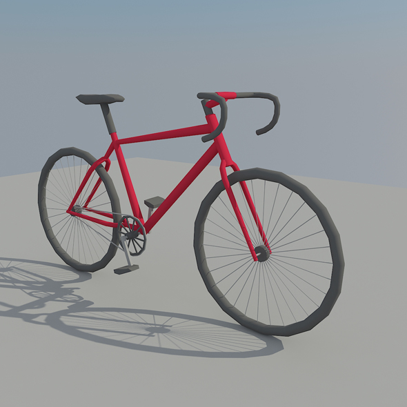 Low Poly Bike - 3Docean 19045799