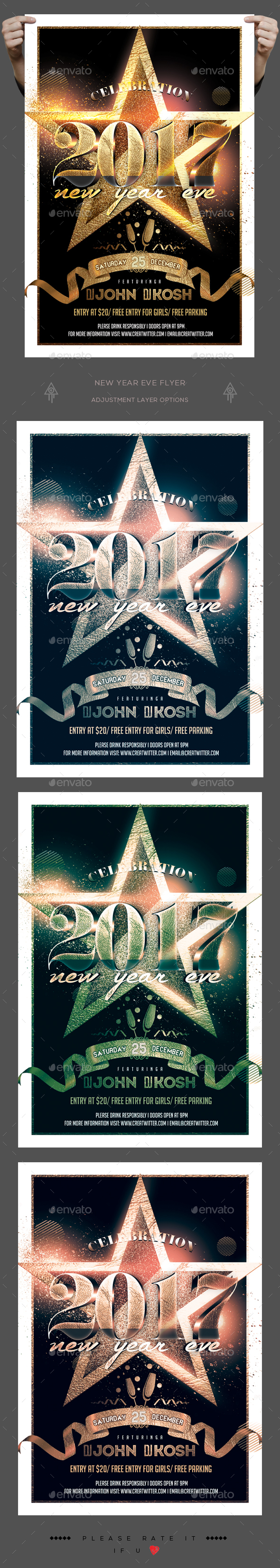New Year Party Flyer - Clubs & Parties Events