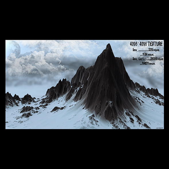 snow mountain - 3Docean 19049032