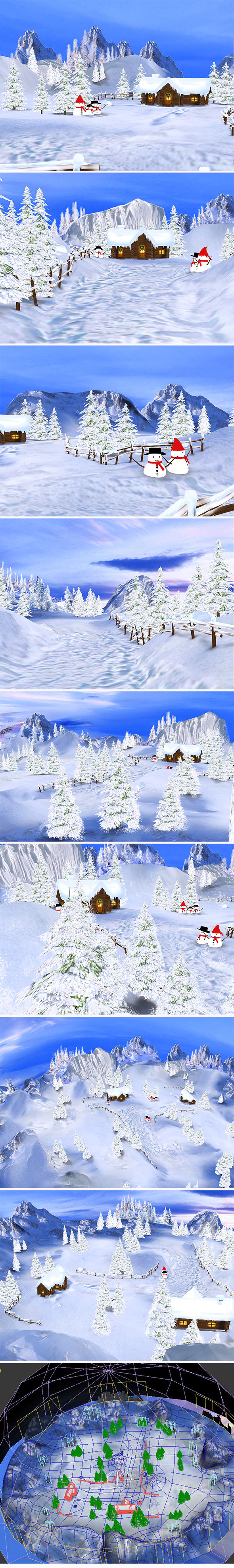 Winter Scene - 3Docean 19050578