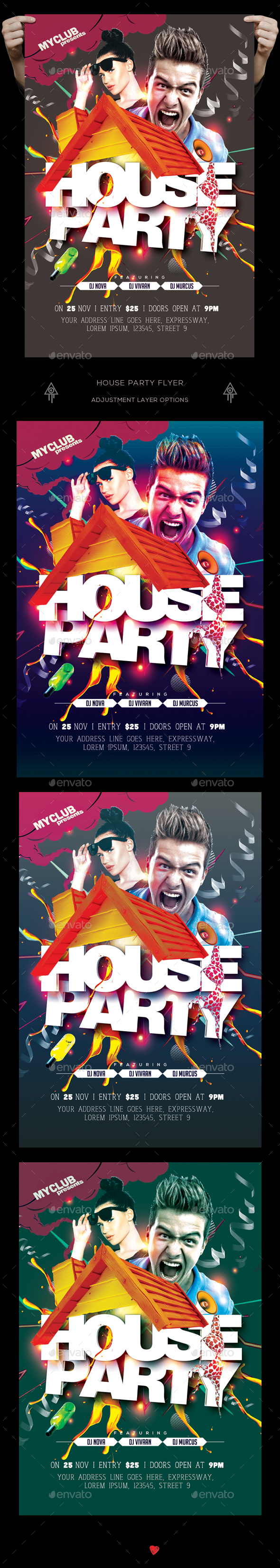 House Party Flyer - Clubs & Parties Events