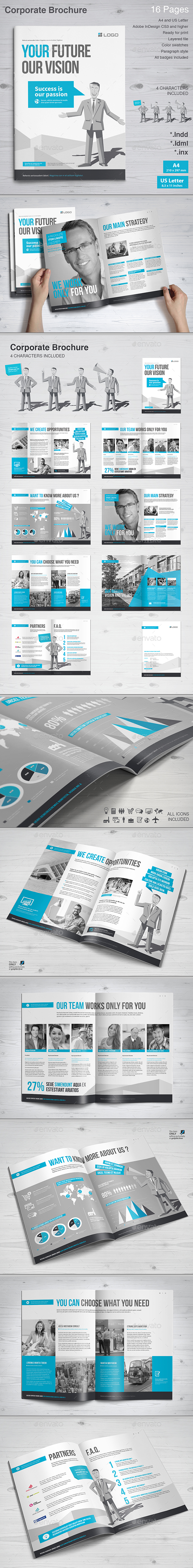 Corporate Brochure - Brochures Print Templates