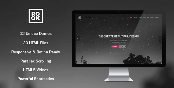 ROOK - Onepage - ThemeForest 10889000