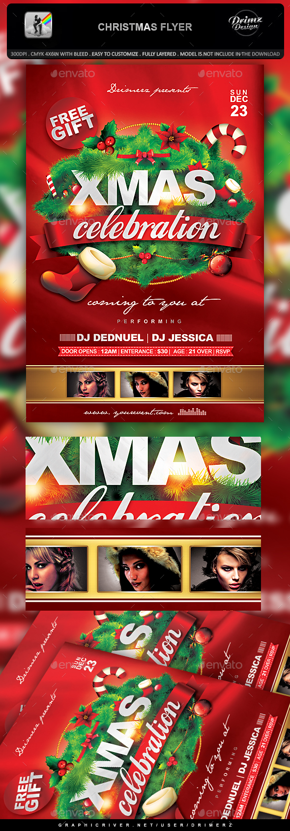 Christmas Flyer - Holidays Events