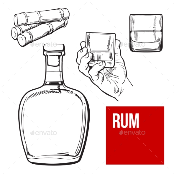 Rum Set - Man-made Objects Objects