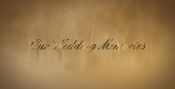 Wedding gold words - VideoHive 1874252