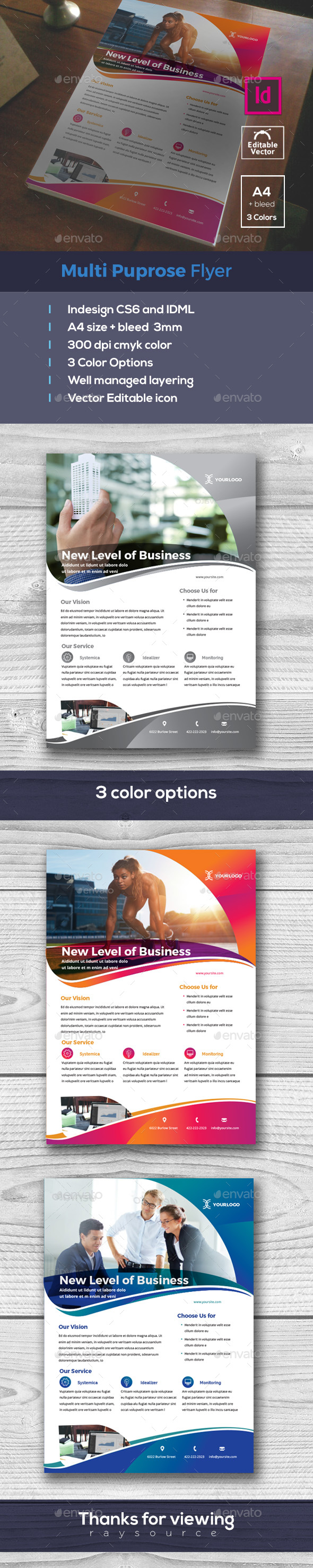 Multipurpose Flyer - Corporate Flyers