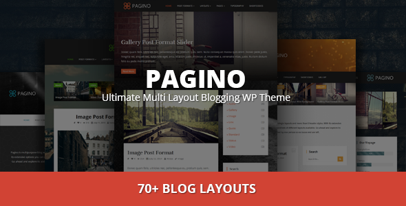 Pagino | Ultimate Multi Layout Blogging WP Theme
