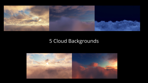 5 Cloud Backgrounds