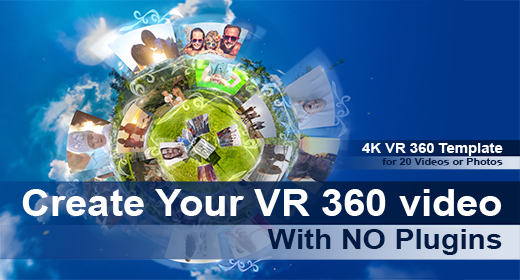 happy video for VR 360 Template