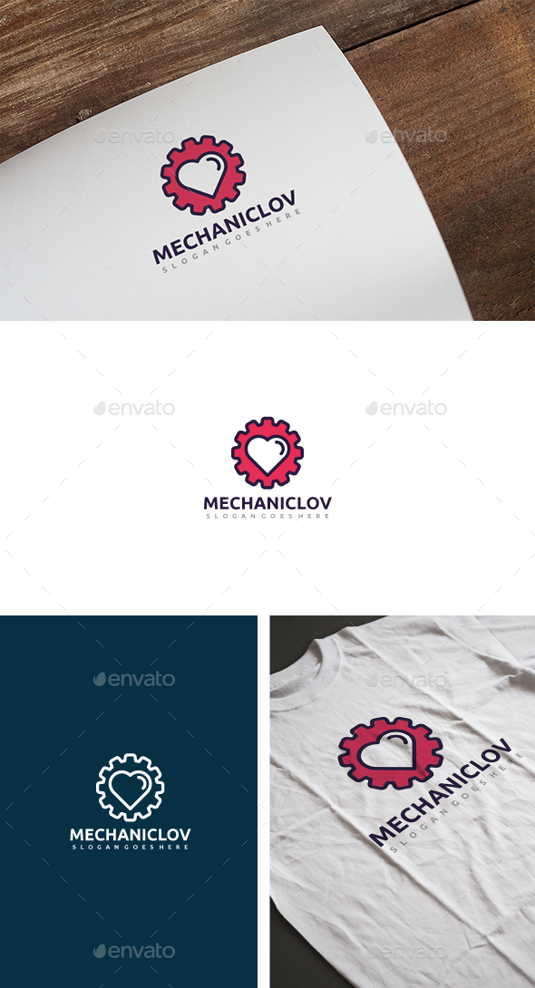 Mechanic Love Logo - Symbols Logo Templates