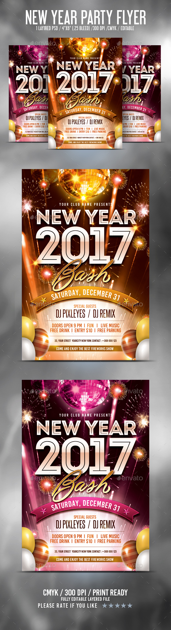 New Year Party - Clubs & Parties Events