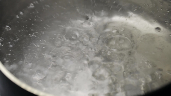 Clean Boiling Water in a Pan
