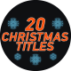 20 Christmas Titles 20 Christmas Titles - VideoHive Item for Sale