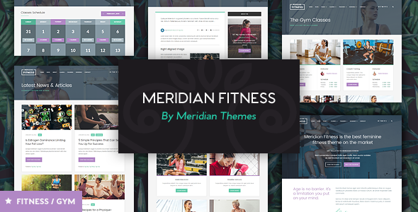 Meridian Fitness - ThemeForest 14788586