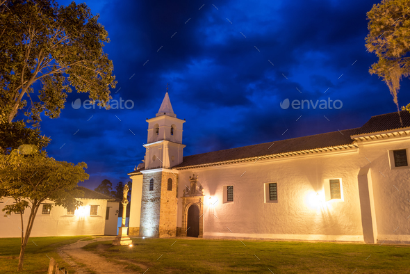 Convent of San Francisco at Night - Stock Photo - Images