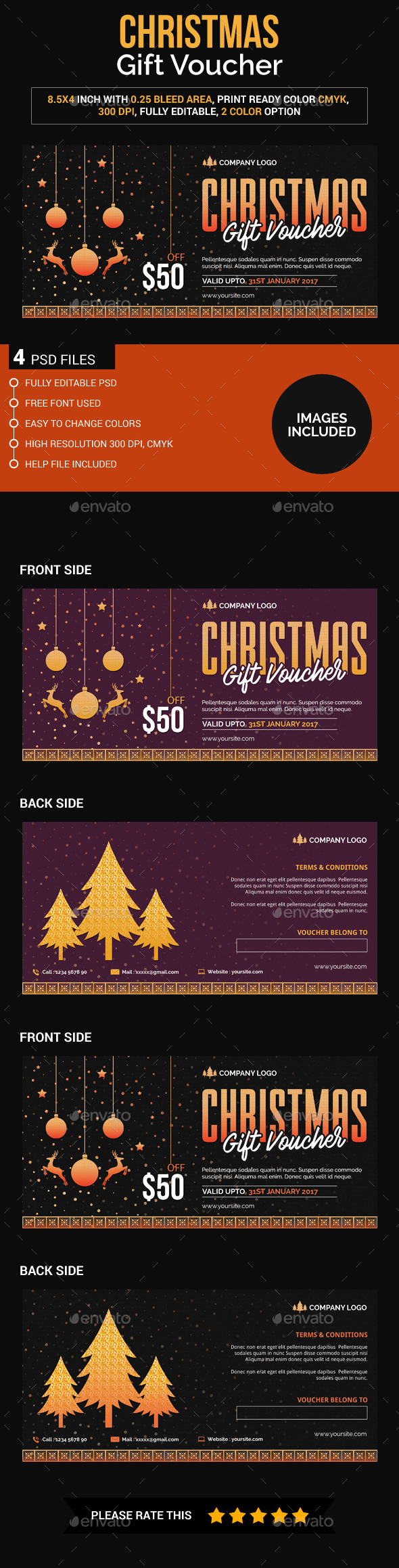 Christmas gift voucher - Loyalty Cards Cards & Invites
