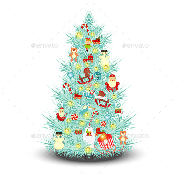 Decorated Christmas Tree - Christmas Seasons/Holidays