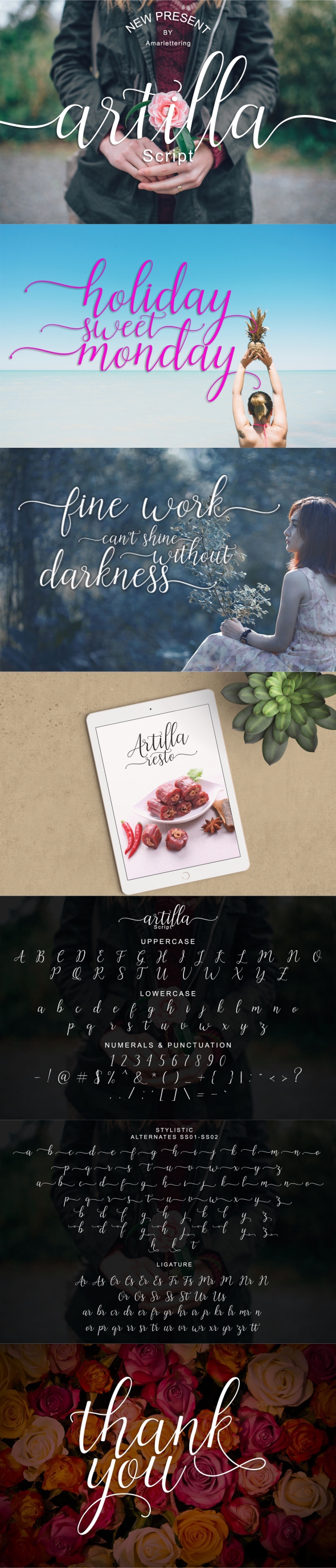 Artilla script - Script Fonts