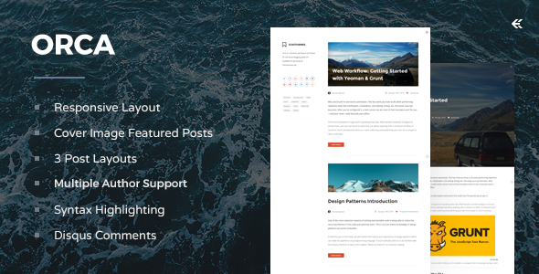 Orca - Responsive Ghost Theme