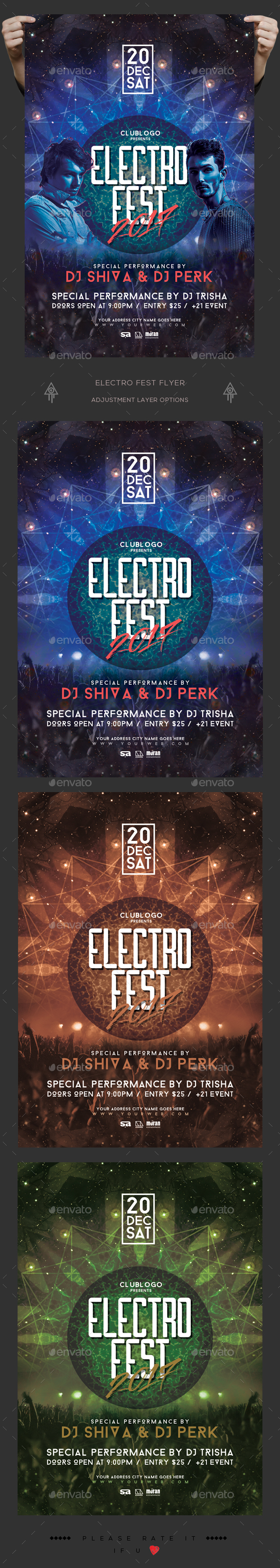 Electro Fest Flyer - Clubs & Parties Events