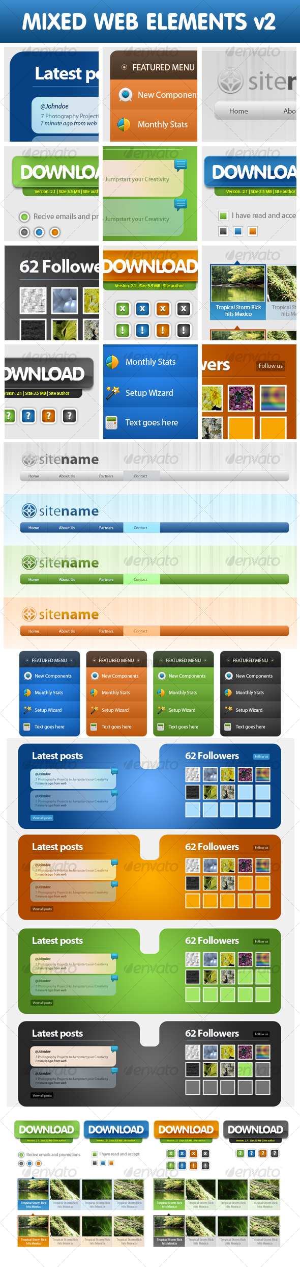 Mixed Web Elements v2 - Web Elements