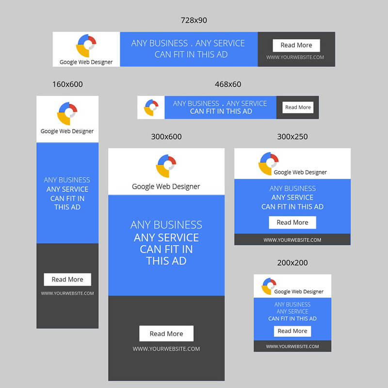 Gwd Multipurpose Html5 Banners 6 Color Variations By Themesloud