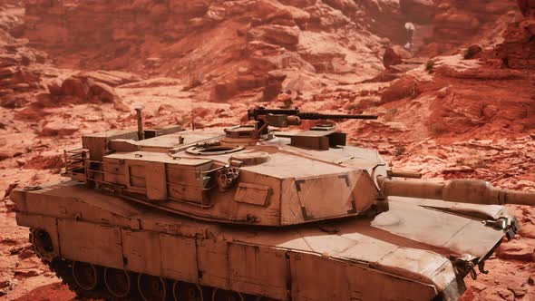 American Tank Abrams in Afghanistan alt