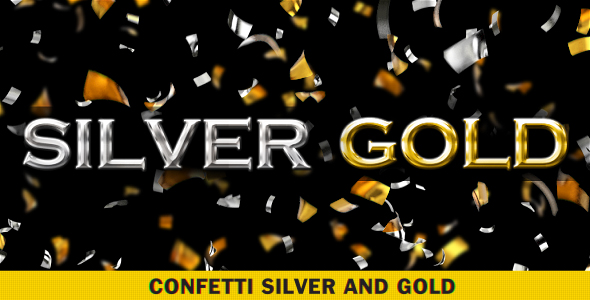 Confetti Silver and Gold