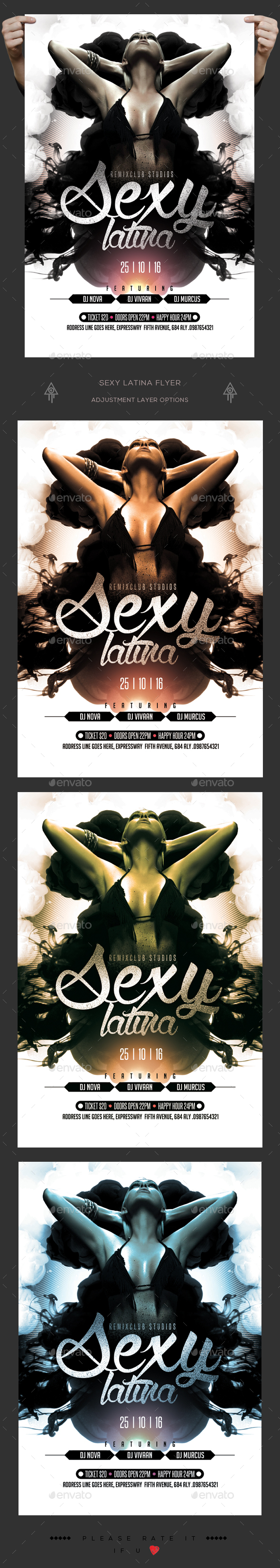 Sexy Latina Flyer - Clubs & Parties Events